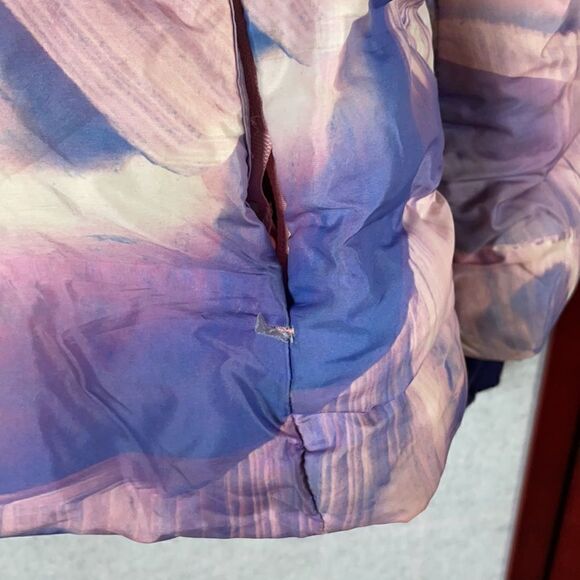 Champion Girls Pink & Purple Full Zip Puffer Jacket (Size: Kids L 10-12) - Picture 13 of 15